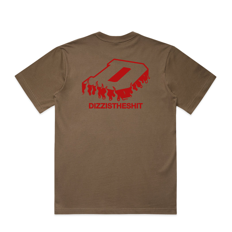 DITS BURNING D TEE